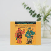 1930er Comic Strip Paper Puppe Royal Guard of Moo Postkarte (Stehend Vorderseite)