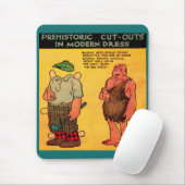 1930er Comic Strip Paper Puppe Woogy Woo Mousepad (Mit Mouse)