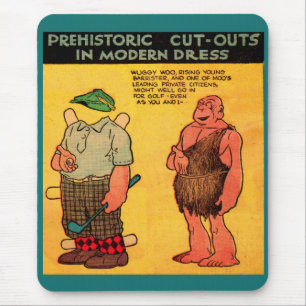 1930er Comic Strip Paper Puppe Woogy Woo Mousepad