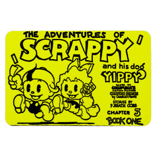 1930er Die Abenteuer von SCRAPPY Magnet