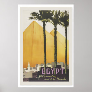 1930er Jahre “Ägypten - Faszinierende Pyramiden” V Poster