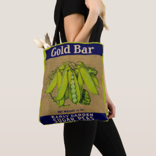 1930er Jahre Gold Bar zucker Erbsen können Druck k Tasche
