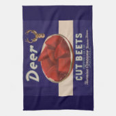 1930er-Jahre Hirschkuchen können etikettiert werde Küchentuch (Vertikal)