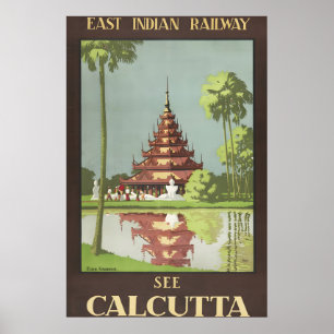 1930er Jahre Siehe Kalkutta Indien Eden Gardens Vi Poster