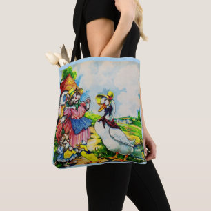 1930er Mama Kitty Katze und Babykitty besuchen Ent Tasche