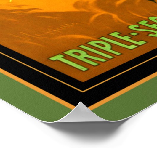 1930er-Triple-Sec Fournier Poster (Ecke)