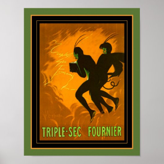 1930er-Triple-Sec Fournier Poster (Vorne)