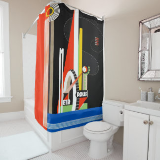 1930's Movie Shower Curtain Duschvorhang