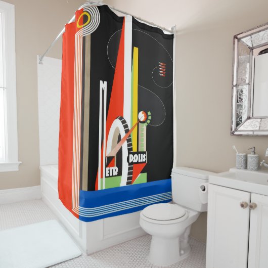 1930's Movie Shower Curtain Duschvorhang (Beispiel)