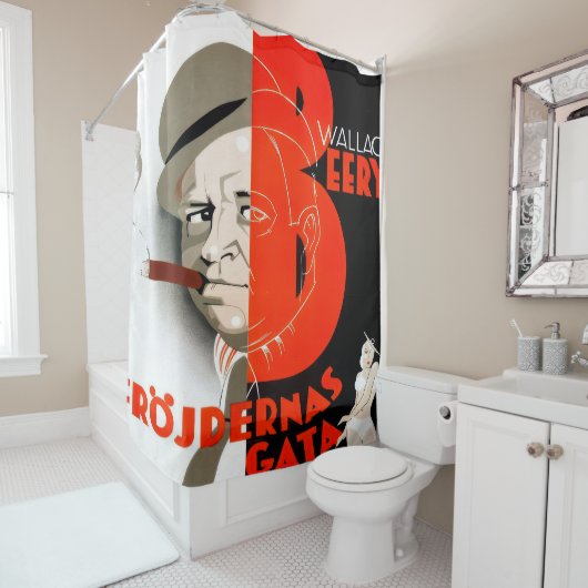 1930's Movie Shower Curtain Duschvorhang (Beispiel)