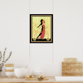 1931 Art-Deco "Dancer On Bühne" Print 16x20 Poster (Küche)