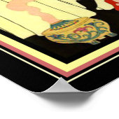 1931 Art-Deco "Dancer On Bühne" Print 16x20 Poster (Ecke)