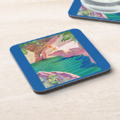 1931 Art Deko Getränkeuntersetzer (Linke Seite)