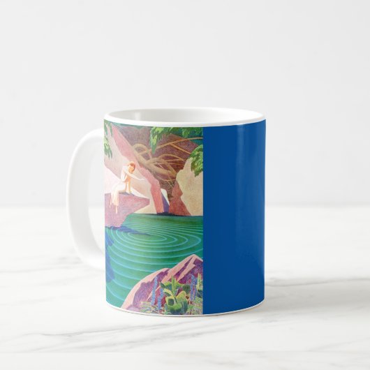 1931 Art Deko Kaffeetasse (Vorderseite Links)