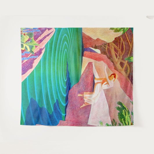 1931 Art Deko Wandteppich (Vorderseite (Horizontal))