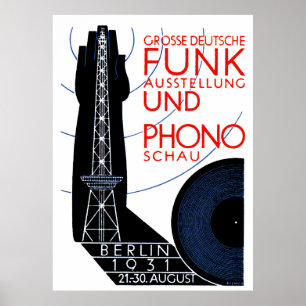 1931 Deutsche Radio- und MusikExpo Poster