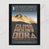 1931 Expedition to Climb Mount Dora Postkarte (Vorderseite)