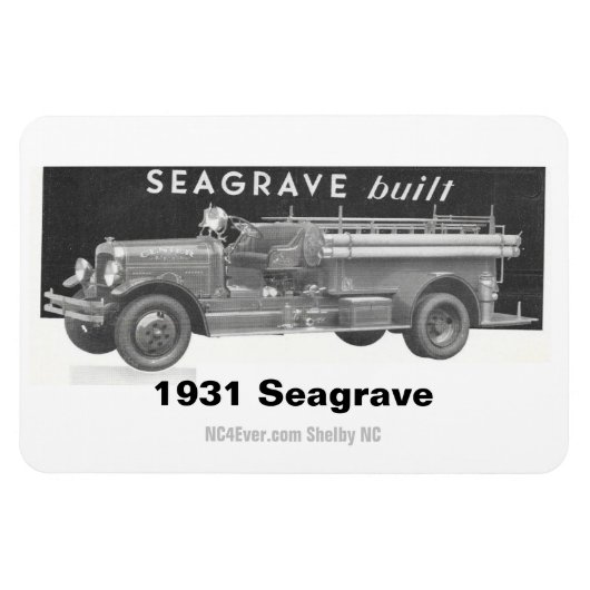 1931 Flexible Seagrave Magnet (Horizontal)