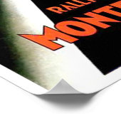 1931 Monte Carlo Kundgebung Vintages Rennposter Poster (Ecke)