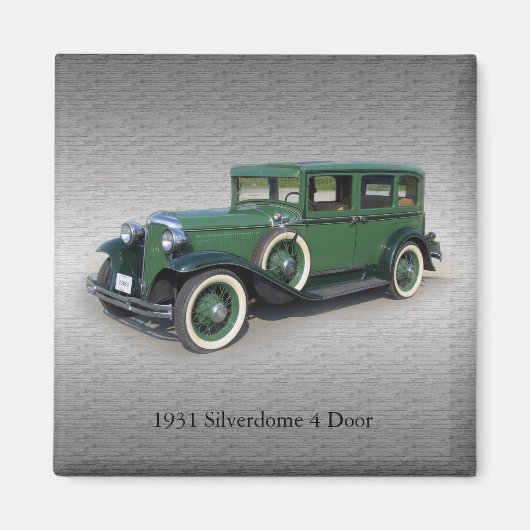 1931 Silverdome-4-Türmagnet Magnet (Vorne)