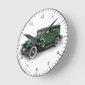 1931 Silverdome 4-Türuhr Runde Wanduhr (Winkel)