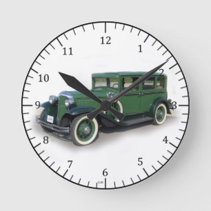 1931 Silverdome 4-Türuhr Runde Wanduhr