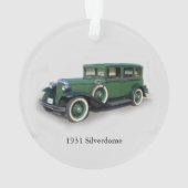 1931 Silverdome Acrylschmuck Ornament (Rückseite)