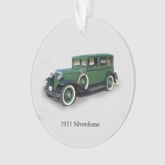 1931 Silverdome Acrylschmuck Ornament (Vorderseite)
