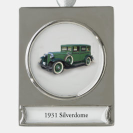 1931 Silverdome-Banner Banner-Ornament Silber