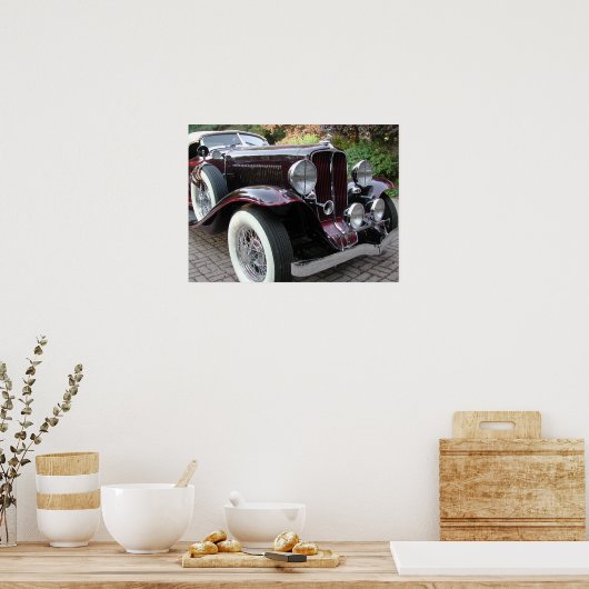 1932 Auburn Boattail Speedster Poster (Küche)