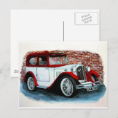 1932 Austin Postkarte (Vorne/Hinten)