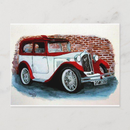 1932 Austin Postkarte (Vorderseite)