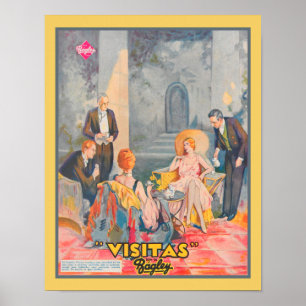 1932 Bagley Tea Biscuit Werbung Poster