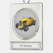 1932 Bannerdekoration der Roadster Banner-Ornament Silber (Links)