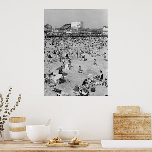 1932-CONEY ISLAND-BOARDWALK POSTER (Küche)