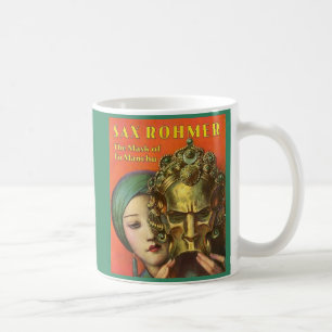 1932 Die Maske der Fu-Manchu-Abdeckung drucken Kaffeetasse