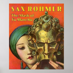 1932 Die Maske der Fu-Manchu-Abdeckung Poster