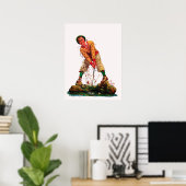 1932 Golf Illustration Print Poster (Heimbüro)