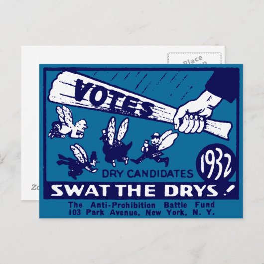 1932 Kampagne gegen das Verbot Postkarte (Vorne/Hinten)