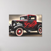 1932 Lieferwagen Truck Classic Car Canvas Print Leinwanddruck (Vorderseite)