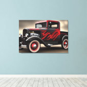 1932 Lieferwagen Truck Classic Car Canvas Print Leinwanddruck (Insitu (Holzboden))