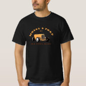 1932 Modell B Hotrod. Orange Hotrod. Gelb 32. T-Shirt (Vorderseite)