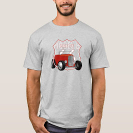 1932 Modell B Hotrod.
Roter Hotrod. Route 66. T-Shirt