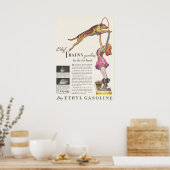 1932 und Ethylgas Poster (Küche)