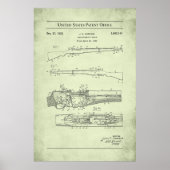 1932 US-Patent 1892141 - M1 Garand Rifle Poster (Vorne)