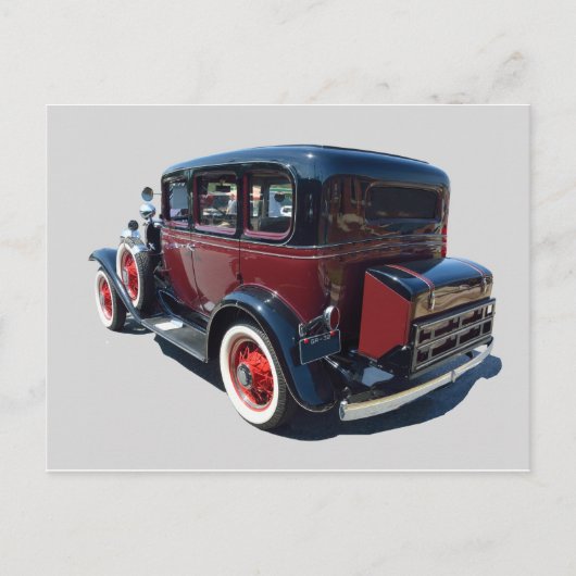 1932 Vintages Automobil Postkarte (Vorderseite)