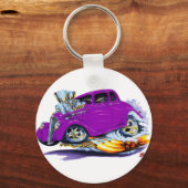 1933-36 Willys Lila Car Schlüsselanhänger (Vorderseite)