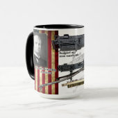 1933 amerikanische M2 schweres Maschinengewehr Tasse (Vorderseite Links)
