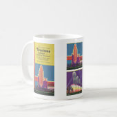 1933 Ausstellung in Chicago Art Deco Broschüre Kaffeetasse (Vorderseite Links)
