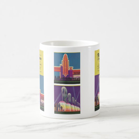 1933 Ausstellung in Chicago Art Deco Broschüre Kaffeetasse (Mittel)